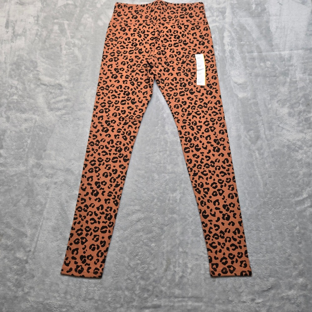 Wild Fable Womens Small 26x28‎ Leopard Print High-Rise Leggings Tan Animal Print